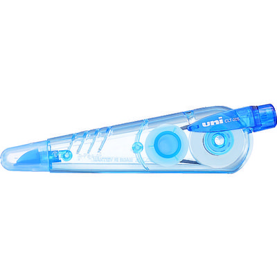 三菱鉛筆 uni 修正テープホワイティア 5ミリ幅 水色 CLT2051P.8 1本 435-8619（直送品）