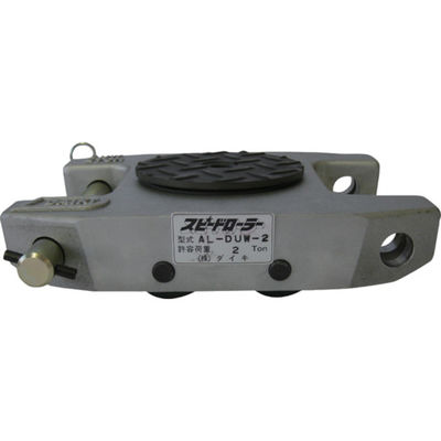 ダイキ スピードローラーアルミダブル型ウレタン車輪2t AL-DUW-2 1台(1個) 432-0824（直送品）