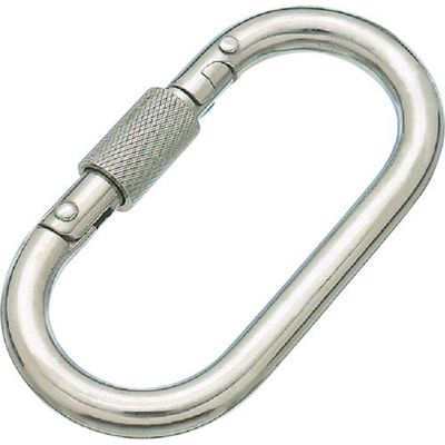 トラスコ中山 TRUSCO ステンレス カラビナ(環付) 10mm TKB-2 1個 431-5901（直送品）