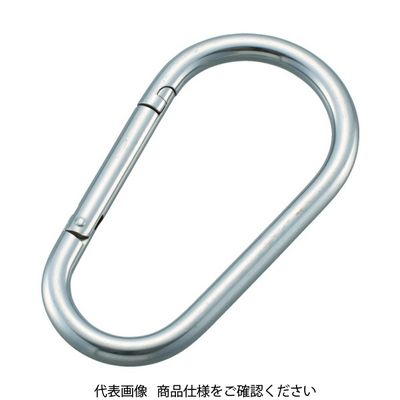 トラスコ中山 TRUSCO ステンレス カラビナジャンボ(環なし) 14mm TKBJ-14A 1個 431-5936（直送品）