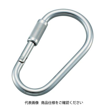 トラスコ中山 TRUSCO ステンレス カラビナジャンボ(環付) 14mm TKBJ-14B 1個 431-5944（直送品）