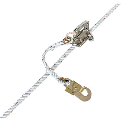 藤井電工 TSUYORON 傾斜面墜落防止用ロリップ 押爪1本式(ライフライン用グリップ) 子綱1本タイプ KS-3-BX 1個（直送品）