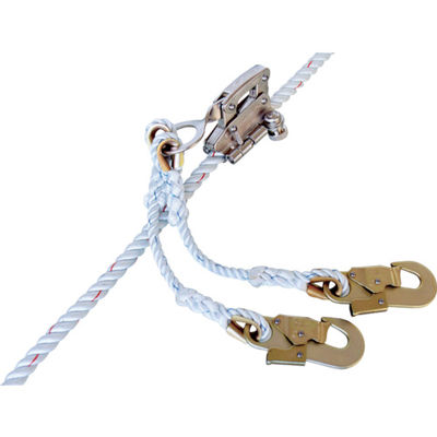 藤井電工 TSUYORON 傾斜面作業用ロリップ 重作業用(メインロープ用グリップ) 子綱2本タイプ KS-1-BX 1個 444-9312（直送品）