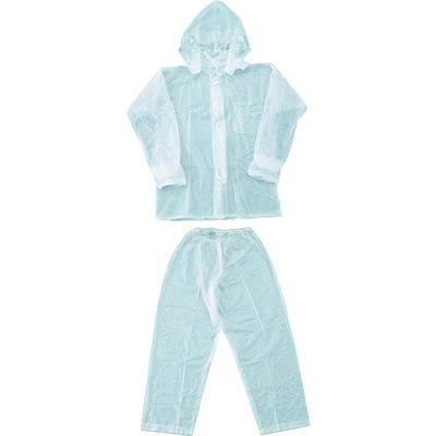 トラスコ中山 TRUSCO レインスーツ 3Lサイズ クリア TRW903L 1着 440-9744（直送品）