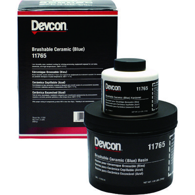 DEVCON ブラッシャブルセラミック青 耐薬品&耐腐蝕コーティング 900g DV11765 1セット（直送品）
