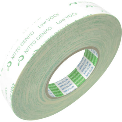 日東電工 日東 低VOC再はく離可能両面テープ No.5000E 30mm×20m ホワイト 5000E-30 1巻 436-2063（直送品）