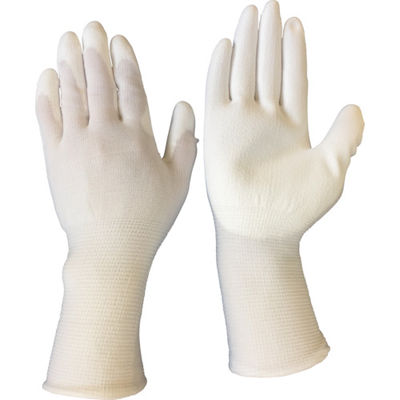 ブラストン BLASTON クリーンルーム用手袋 PU手の平コート手袋 ロングタイプ 10双入 Sサイズ BSC-17B-S 1袋(10双)（直送品）