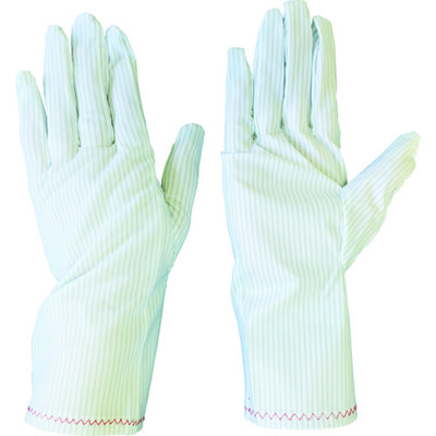 ブラストン BLASTON 制電手袋PU加工(ロング) L (10双入) BSC-18B-L 1袋(10双) 447-5704（直送品）