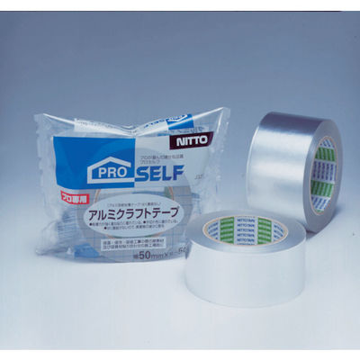 ニトムズ アルミクラフトテープ 50mm×50m J3201 1巻 441-8174（直送品）