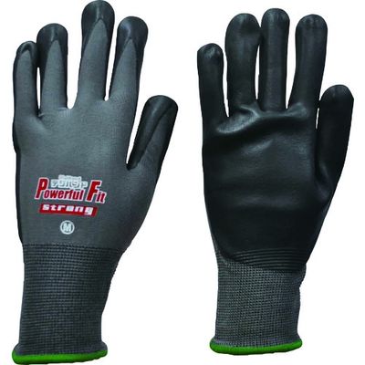 ダンロップホームプロダクツ ダンロップ デジハンド パワフルフィット ストロング L グレー 6486 1双 434-9164（直送品）