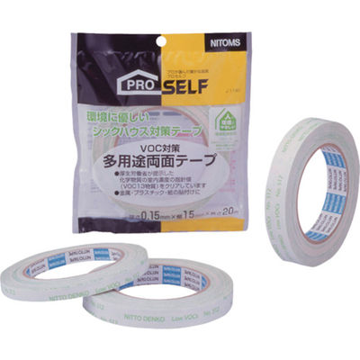 ニトムズ 多用途両面テープNO.512 J1190 1巻 441-8107（直送品）