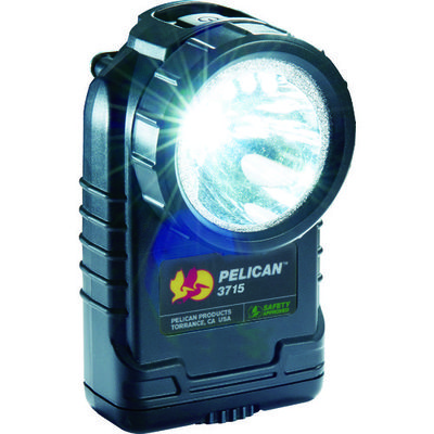 Pelican Products 3715 LEDフラッシュライト 黒 3715LEDBK 1個 432-0689（直送品）