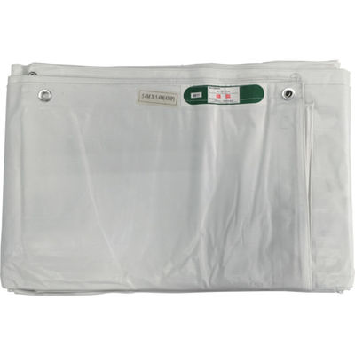 ユタカメイク 白防炎シート普及型 5.4m×5.4m B-245 1枚 444-6577（直送品）