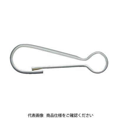 ニッサチェイン ニッケル甲丸スナップ(37mm×10個入り) TKS-106 1袋(10個) 431-4395（直送品）