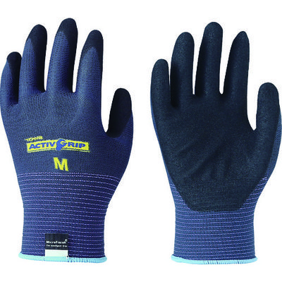 東和コーポレーション トワロン まとめ買い ニトリル背抜き手袋 アクティブグリップ M (10双入) 910-M 1袋(10双)（直送品）