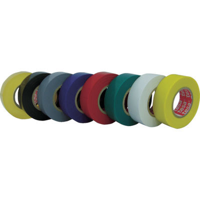 テサテープ tesa 電気絶縁用ビニールテープ (10巻入) 19mm×20m 黄 4251-19X20-Y 1パック(10巻)（直送品）