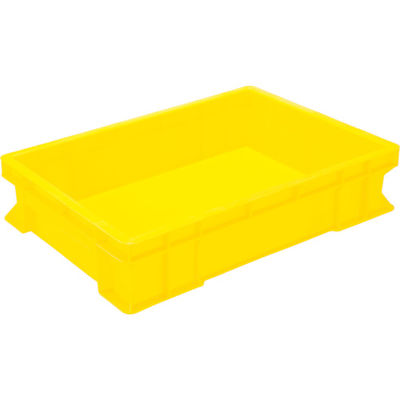 三菱ケミカル ヒシ S型コンテナ有効内寸579×387×124mm 黄 S-30 Y 1個 437-2271（直送品）