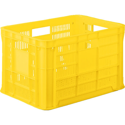 三菱ケミカル ヒシ SB型コンテナ(メッシュタイプ) W524×D365×H309 黄 SB-45 Y 1個 437-2301（直送品）