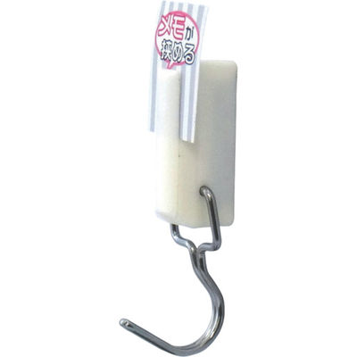 サンケーキコム サンケー 強力スリムフック プチ (マグネット式) ホワイトパール SH-3W 1個 435-0499（直送品）