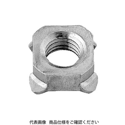 ファスニング J ステン ステンレス 四角ウエルドナット 1D形（パイロット無し） M6 10X5 N00204500060000000（直送品） -  アスクル