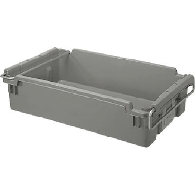 積水化学工業 積水 TH型コンテナ(取っ手付) THー22 グレー GY 1個 405-3109（直送品）