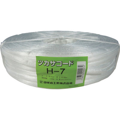 司化成工業 ツカサ PP周面融着縄(ツカサコード)Hー7 H-7 1巻 398-2017（直送品）