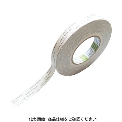 日東電工 日東 難燃性両面テープ No.5011N 25mm×50m ホワイト 5011N-25 1巻 401-0965（直送品）