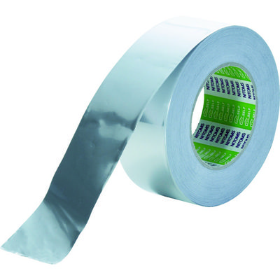 ニトムズ 光沢アルミテープロングE 50×49 J3301 1巻 419-7470（直送品）