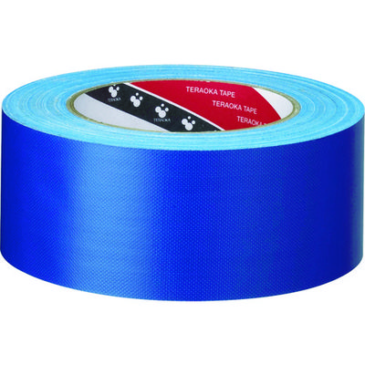 寺岡製作所 TERAOKA カラーオリーブテープ NO.145 青 50mm×25M 145 B-50X25 1巻 419-5949（直送品）