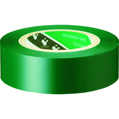 TERAOKA ポリエステルフィルム粘着テープNO.631S #25緑 19mm×30m 631S GR #25 19X30 1巻（直送品）