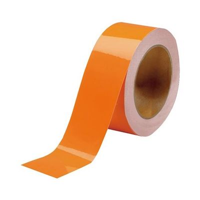 アズワン 耐久ラインテープ プラコア オレンジ 1-2604-07 1巻（直送品）