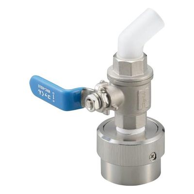ミヤサカ工業 ワンタッチ給油栓 (コッくん (R) ) ブルー タイプSUS 口径40 MWC-40SUS 1個 1-3835-11（直送品）