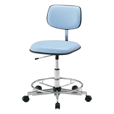 アズワン カラフルスタンダードチェア ブルー リング付き LSN-BR 1脚 2-665-03（直送品）