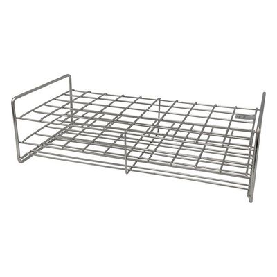 サンポー ステンレス試験管立 配列:5×10 サイズ:□26mm 24ー50L 1台 2-9502-50（直送品）