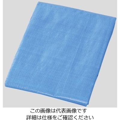 ユタカメイク ブルーシート 厚手 プラスチックハトメ数8個 BLS-01 1枚 2-9754-01（直送品）