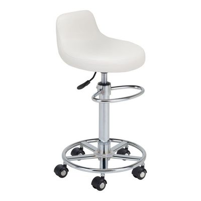 アズワン カラートレンドチェアー ハイタイプ ホワイト CTC-HB 1脚 3-1471-03（直送品）