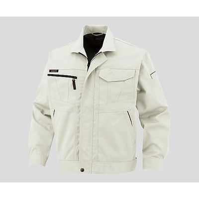 コーコス信岡 長袖ブルゾンAー1760 帯電防止 LLプラチナシルバー A-1760 1着 2-9942-03（直送品）