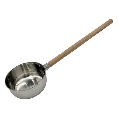 丸山ステンレス 木柄付き水杓子(SUS304) 0.5L 6-518-03 1個（直送品）