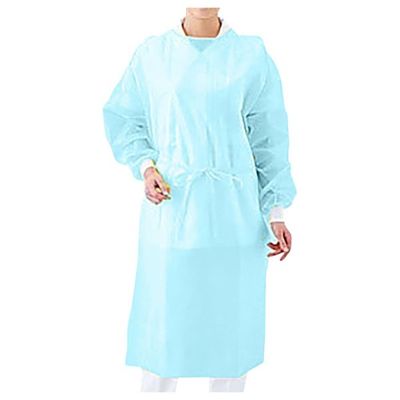 アズワン プロシェア・アイソレーションガウン(クールタイプ)ブルー 50枚入 8-2269-12 1箱(50枚)（直送品）