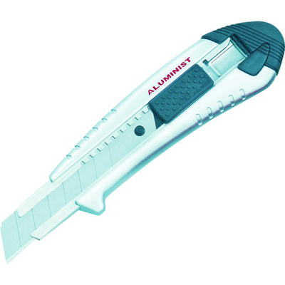 TJMデザイン タジマ カッターナイフ オートロックLアルミニスト シルバー AC-L500S 1丁(1個) 297-6901（直送品）