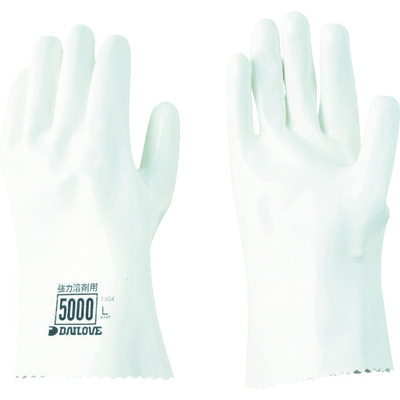 ダイヤゴム DAILOVE 耐溶剤用手袋 ダイローブ5000(L) D5000-L 1双 324-7180（直送品）