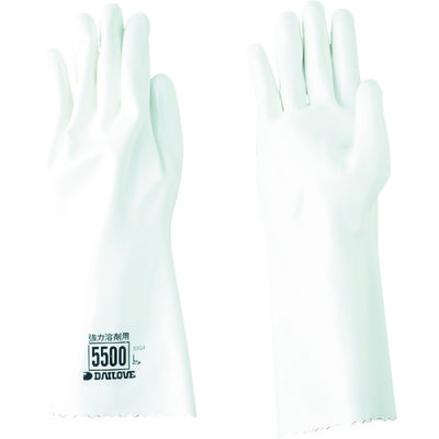 ダイヤゴム DAILOVE 耐溶剤用手袋 ダイローブ5500(L) D5500-L 1双 324-7236（直送品）