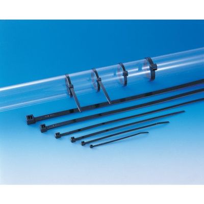 ヘラマンタイトン ABタイ 幅4.8X長さ383mm 屋外用 (100本入) AB380-W 1袋(100本) 433-7093（直送品）