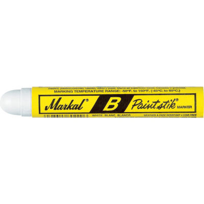LAーCO Industries LACO Markal 工業用マーカー ペイントスティック B 白 80220 1本 444-4019（直送品）