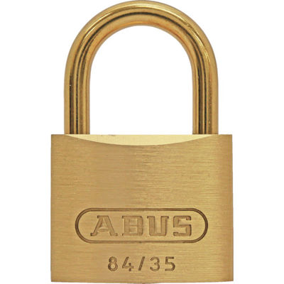 日本ロックサービス ABUS 真鍮南京錠 84MBー35 同番 84MB-35-KA 1個 445-1643（直送品）