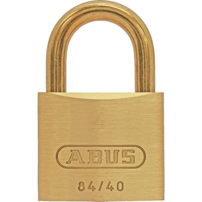 日本ロックサービス ABUS 真鍮南京錠 84MBー40 同番 84MB-40-KA 1個 445-1660（直送品）