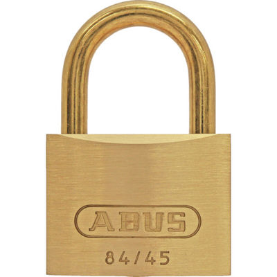 日本ロックサービス ABUS 真鍮南京錠 84MBー45 同番 84MB-45-KA 1個 445-1686（直送品）