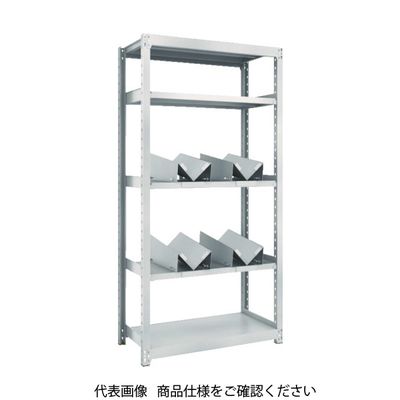 トラスコ中山 TRUSCO スチールラック M2型軽中量棚 860X450XH1800 缶受X2付 M2-6345-KU2 1台(1個)（直送品）