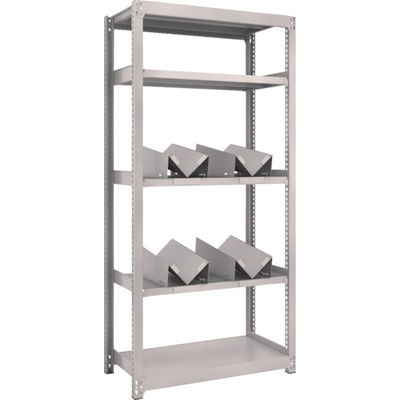 トラスコ中山 TRUSCO スチールラック M2型軽中量棚 860X450XH1800 缶受X4付 M2-6345-KU4 1台(1個)（直送品）