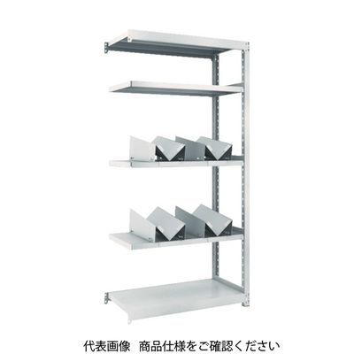 TRUSCO スチールラック M2型軽中量棚 1160X450XH1800 缶受X3付 連結 M2-6445-KU3B 1台(1個)（直送品）